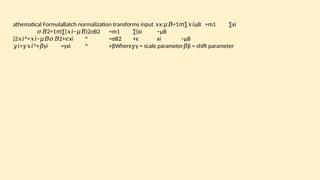 PPT 5 weight initialization methods, Batch Normalization, its ...