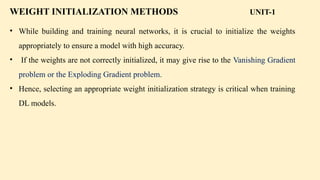 PPT 5 weight initialization methods, Batch Normalization, its ...
