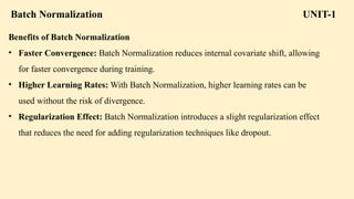 PPT 5 weight initialization methods, Batch Normalization, its ...