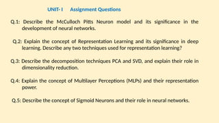 PPT 5 weight initialization methods, Batch Normalization, its ...