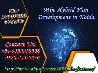 Getting to know about Mlm Hybrid Plan Development in Noida