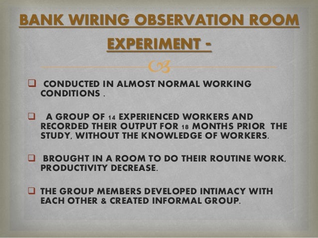 Hawthorne Experiment Effect U0026 Impact On Modern Industry