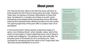 A Indian Mythical Interpretation W.B.Yeats poem the Second Coming | PPT