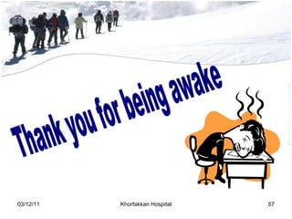 Thank you for being awake 