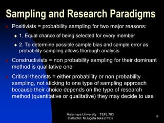 Uni Sampling PPT 7 SAMPLING.ppt sampling an dsampling techniques | PPT