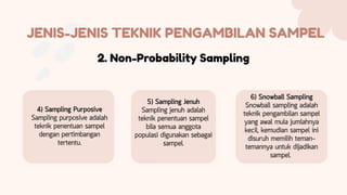 PPT_7_Teknik_Pengambilan_Sampel biostatistik | PDF
