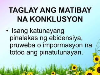 MGA PAHAYAG SA PAGBIBIGAY NG PATUNAY - WIKA.pptx