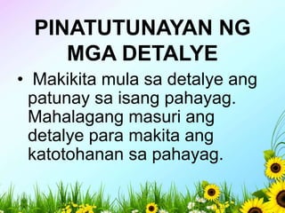 MGA PAHAYAG SA PAGBIBIGAY NG PATUNAY - WIKA.pptx