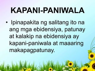 MGA PAHAYAG SA PAGBIBIGAY NG PATUNAY - WIKA.pptx