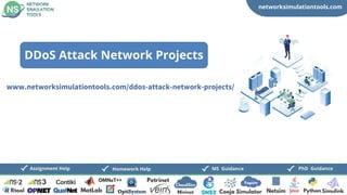 networksimulationtools.com
CloudSim
Fogsim
PhD Guidance
MS Guidance
Assignment Help Homework Help
www.networksimulationtools.com/ddos-attack-network-projects/
DDoS Attack Network Projects
 