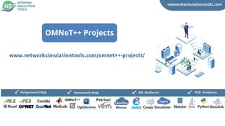 networksimulationtools.com
CloudSim
Fogsim
PhD Guidance
MS Guidance
Assignment Help Homework Help
www.networksimulationtools.com/omnet++-projects/
OMNeT++ Projects
 