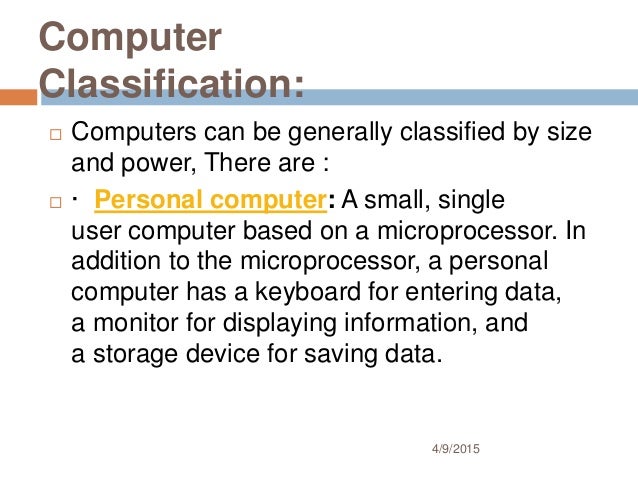 information about computers