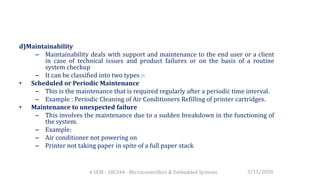 Quality attributes of Embedded Systems | PPT