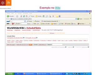 Exemplo no Wiki
 
