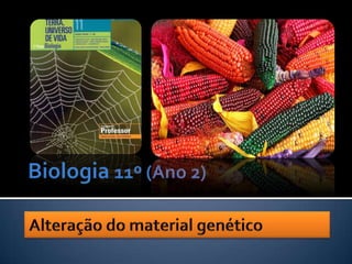 Biologia 11º (Ano 2) Alteração do material genético 