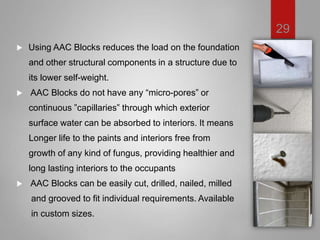 Presentation on ACC BLOCKS and its BENIFITS | PPTX