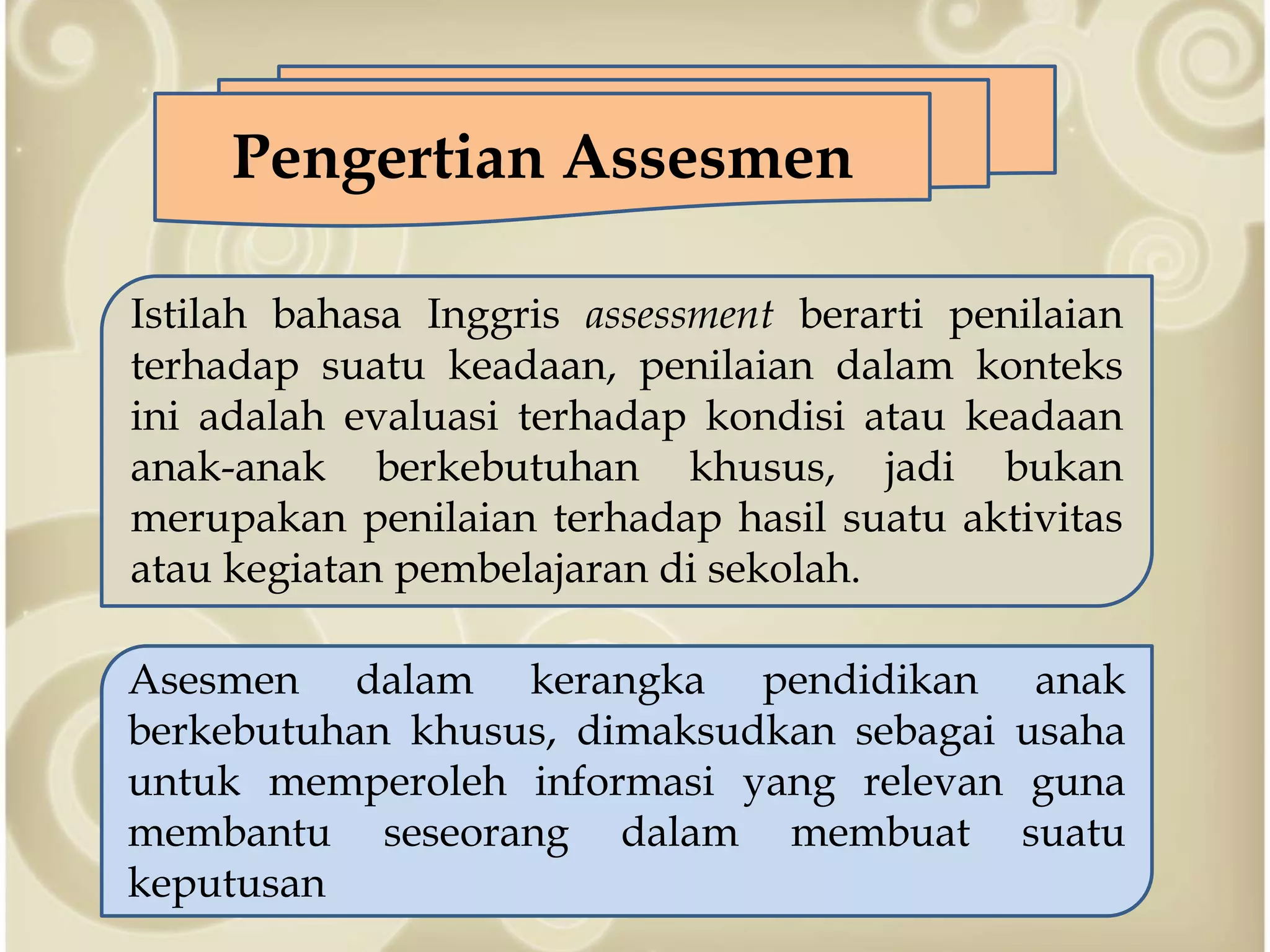Asesmen Layanan Anak Berkebutuhan Khusus Pptx