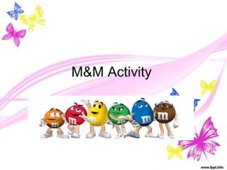 M&M Activity
 