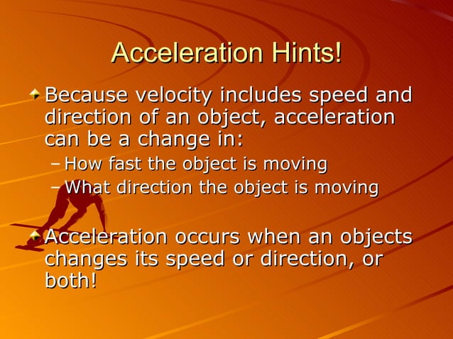 Ppt Acceleration | PPT