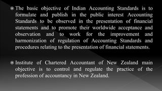 Accounting Standards of India and New Zealand | PPTX