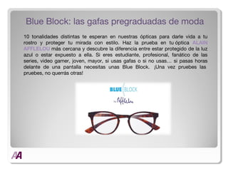 Gafas para ordenador – Colección Blueblock Afflelou