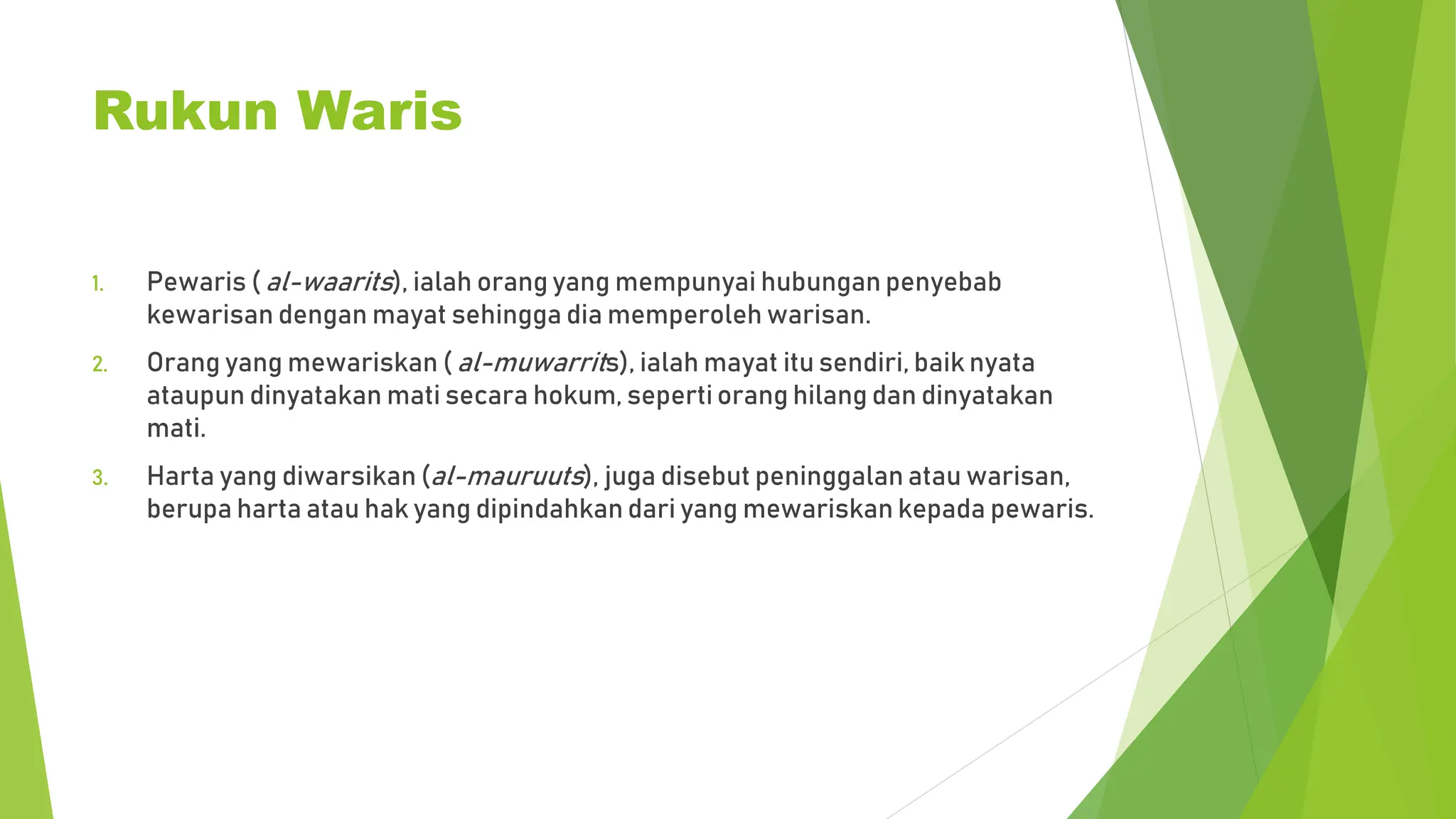 Powerpoint bab warisan dalam hukum islam.pptx