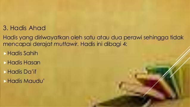 Kekuatan hukum hadist