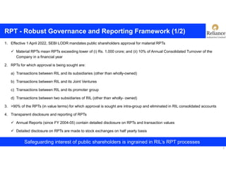 Sebi Rpt List Format Reliance industries marketing strategies | PDF