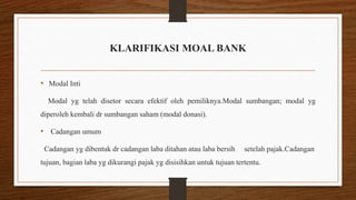 Ppt akuntansi modal b ank | PPTX