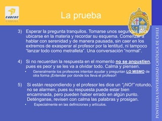 Taller De Prepación De Pruebas Orales