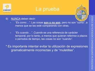 Taller De Prepación De Pruebas Orales