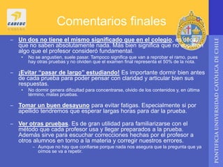 Taller De Prepación De Pruebas Orales