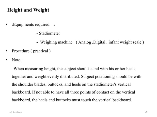 Anthropometric measurements | PPTX