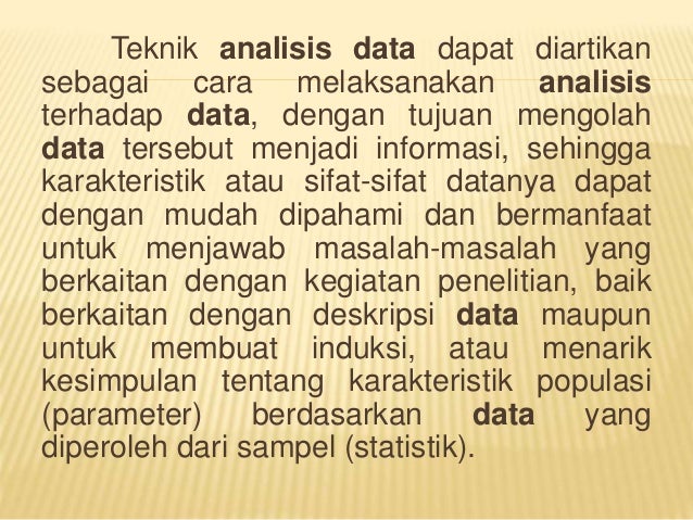 Ppt analisa data