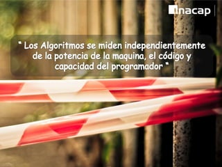 complejidad algoritmos 