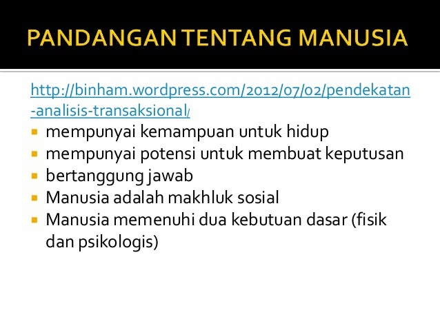 Ppt Analisis Transaksional