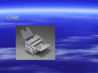  FAX
 