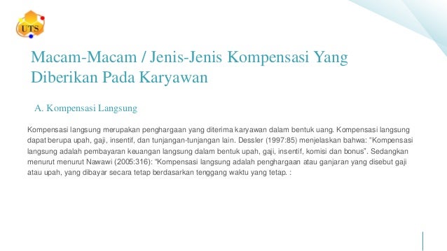 Konsep Kompensasi Insentif Dan Tunjangan