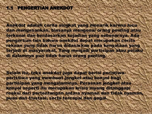 Ppt anekdot