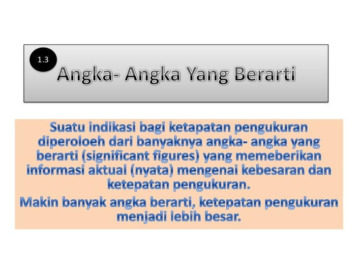 Pengukuran Dan Alat Ukur