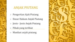 Ppt anjak piutang | PPTX