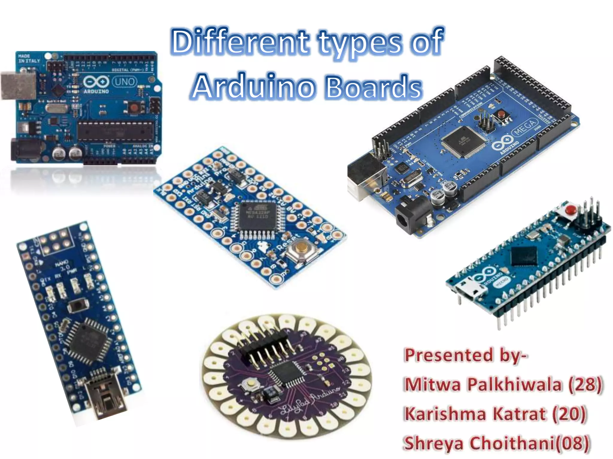 Different Arduino Boards | PPTX