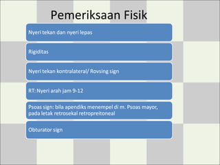 Pemeriksaan Fisik
 