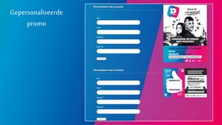 Gepersonaliseerde
promo
 