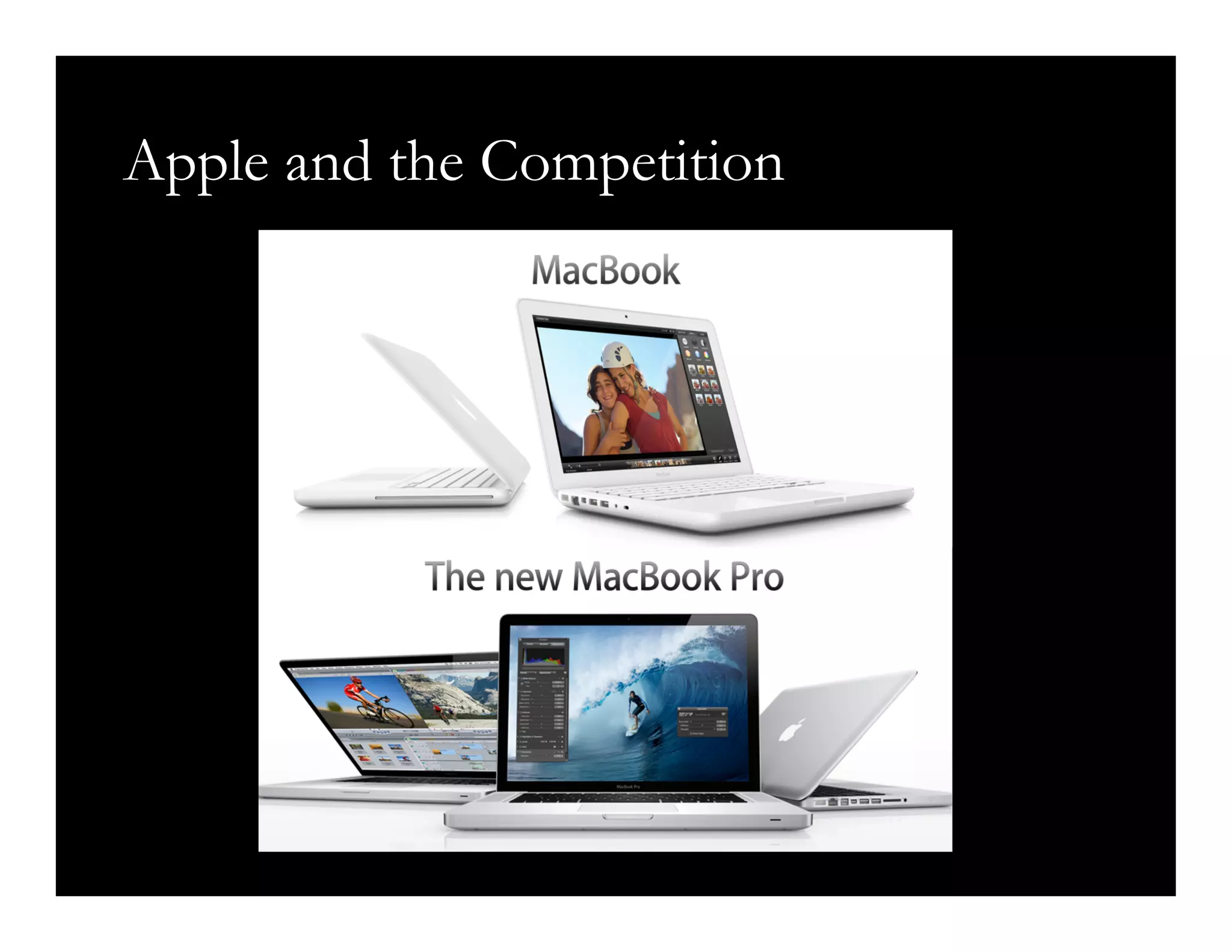 Apple and the Competition
 