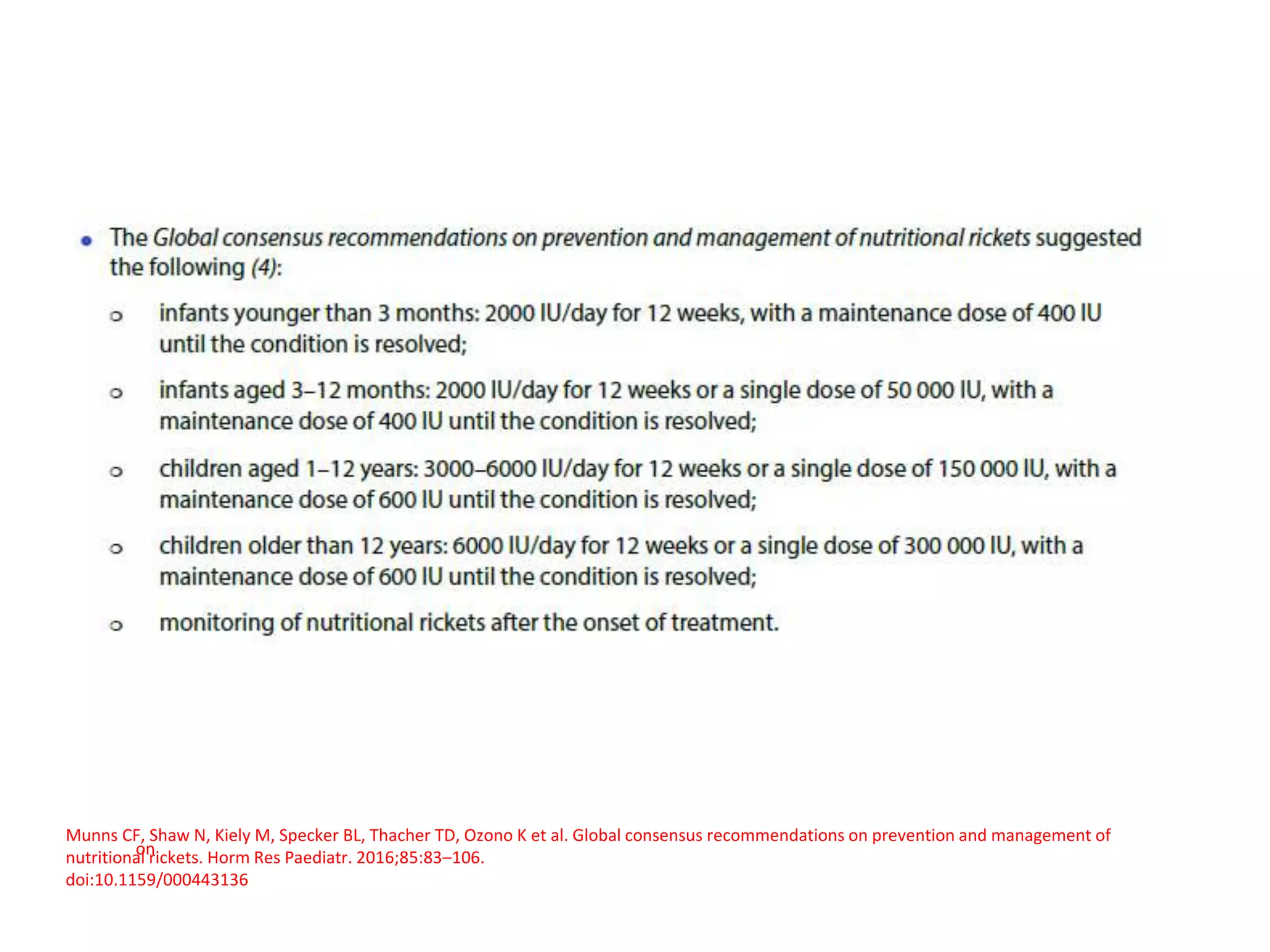 Approach to Rickets and relevant metabolic bone disorders | PPTX