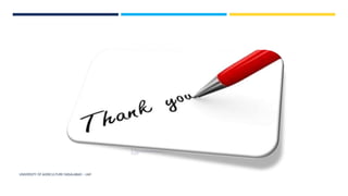 UNIVERSITY OF AGRICULTURE FAISALABAD – UAF
 