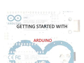 intro arduino | PPT | Free Download