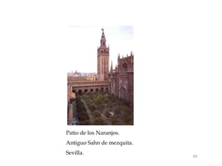 Patio de los Naranjos.
Antiguo Sahn de mezquita.
Sevilla.
 