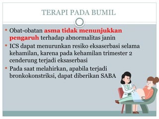 Obat Ics PPT patofisiologi klasifikasi farmakoterapi aSMA.ppt